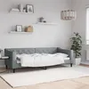 Image de vidaXL Lit de repos gris clair 80x200 cm tissu 354156