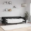 Image de vidaXL Lit de repos noir 90x200 cm tissu 354163