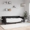 Image de vidaXL Lit de repos noir 90x190 cm tissu 354173