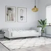 Image de vidaXL Lit de jour blanc 90x200 cm similicuir 354227
