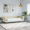 Image de Lit vidaxl 235 x 110 x 68 cm en similicuir sans sommier de couleur