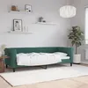 Image de vidaXL Lit de repos vert foncé 80x200 cm velours 354239