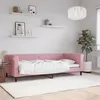 Image de vidaXL Lit de repos rose 90x200 cm velours 354247