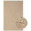 Image de vidaXL Vloerkleed ZIZUR binnen en buiten 160x230 cm jute look364833