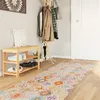 Image de vidaXL Vloerkleed wasbaar anti-slip 80x300 cm meerkleurig136580