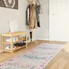 Image de vidaXL Vloerkleed wasbaar anti-slip 80x300 cm meerkleurig136598