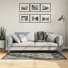 Image de vidaXL Vloerkleed wasbaar anti-slip 80x150 cm zwart en wit136603