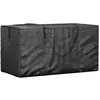 Image de Sac de rangement pour sapin de Noël noir 150x75x75 cm PE