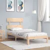 Image de vidaXL Bedframe zonder matras massief grenenhout 90x200 cm3193516