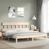 Image de vidaXL Bedframe zonder matras massief grenenhout 200x200 cm3193616