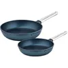 Image de SET DE POÊLES Performance Westinghouse - Poêle à frire 24 CM - 28 CM - Bleu