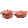 Image de Westinghouse - Série performance - Poêle à frire 28 CM + Poêle 28 CM - Rouge