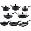 Image de SET DE POÊLES Marbe Noir Westinghouse - Set 13 pièces