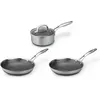 Image de SET DE POÊLES Westinghouse - Black Signature - Poêle á frire 20 + 24cm - Casserole 20cm - Induction