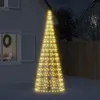 Image de Sapin de Noël à LED sur mât de drapeau 550 LED blanc 300 cm