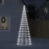 Image de Vidaxl Sapin de Noël Lumineux, Pour Mât, 550 LED Blanc Froid, 300 cm