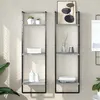 Image de vidaXL Étagère murale 3 niveaux sonoma gris 30x25x100 cm 836306