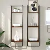 Image de vidaXL Étagère murale 3 niveaux chêne marron 30x25x100 cm 836307