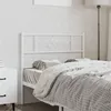 Image de vidaXL Hoofdbord 75 cm metaal wit355342