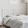 Image de vidaXL Hoofdbord 160 cm metaal wit355351