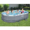 Image de Bestway Ensemble de piscine Power Steel Ovale 488x305x107 cm, piscine d'eau, piscine encadrée,, piscine hors sol