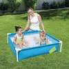 Image de Bestway Piscine à cadre My First 122x122x30,5 cm, piscine à cadre, jouer au billard,, mini piscine