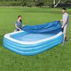 Image de Bestway Couverture de piscine Flowclear 305x183x56 cm, couverture de piscine hors sol, couverture de piscine d'hiver,, couvertures de piscine hors sol