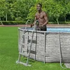 Image de Bestway Échelle de piscine à 4 marches Flowclear 107 cm, échelle, échelle de sécurité,, marche de piscine