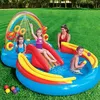 Image de Intex Piscine gonflable Rainbow Ring Play Center 297x193x135cm 57453NP, centre de jeux de piscine,,, centres de jeux de piscine 3202797