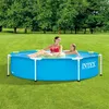 Image de Intex Piscine Metal Frame 244x51 cm, piscine hors sol, piscine encadrée,, piscines hors sol, piscines encadrées