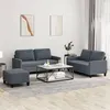 Image de vidaXL Ensemble de Canapés avec Coussins 3 pcs, Canapés avec Accoudoirs, Ensemble de Meubles avec Repose-pieds Salon, 3201507