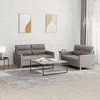 Image de vidaXL Ensemble de Canapés avec Coussins 2 pcs, Canapés avec Accoudoirs, Ensemble de Meubles, Mobilier de Salon, Moderne, 3201575