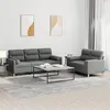 Image de vidaXL Ensemble de Canapés avec Coussins 2 pcs, Canapés avec Accoudoirs, Ensemble de Meubles, Mobilier de Salon, Moderne, 3201617