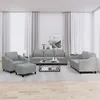 Image de vidaXL Ensemble de Canapés avec Coussins 4 pcs, Canapés avec Accoudoirs et Dossier, Ensemble de Meubles avec Repose-pied 3201778