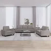 Image de vidaXL Ensemble de canapés 3 pcs taupe tissu