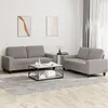 Image de vidaXL Ensemble de canapés 2 pcs taupe tissu