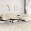 Image de vidaXL Ensemble de canapés 2 pcs crème tissu