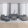 Image de vidaXL Ensemble de Canapés 4 pcs, Sièges avec Coussins, Canapés avec Accoudoirs et Dossier, Meubles avec Repose-pied Salon, 3201945