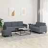 Image de vidaXL Ensemble de canapés 3 pcs gris foncé velours3202025