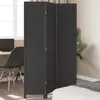 Image de vidaXL Kamerscherm met 3 panelen massief paulowniahout zwart358846