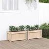 Image de Jardinières 2 pcs bois de pin massif