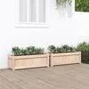 Image de vidaXL Jardinières 2 pcs bois de pin massif 837450