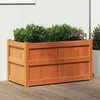 Image de vidaXL Jardinière cire marron 90x50x50 cm bois de pin massif 837463