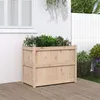 Image de Jardinière 90x50x70 cm bois de pin massif