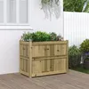 Image de Jardinière 90x50x70 cm bois de pin imprégné