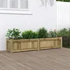 Image de vidaXL Jardinière 150x31x31 cm bois de pin imprégné 837482