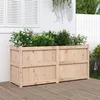 Image de Jardinière 150x50x70 cm bois de pin massif