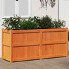 Image de Jardinière cire marron 150x50x70 cm bois de pin massif