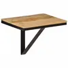 Image de vidaXL Wandschap 40x30x32 cm massief mangohout en ijzer358576