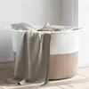 Image de vidaXL Panier à Linge, Corbeille à Linge avec Poignées, Coffre à Linge avec Rangement, Organisateur de Salle de Bain, Marron 358472
